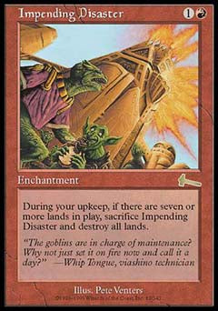 Impending Disaster (Urza's Legacy) Light Play Foil