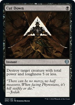 Cut Down (Dominaria United) Near Mint Foil