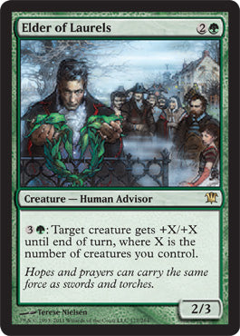 Elder of Laurels (Innistrad) Heavy Play Foil
