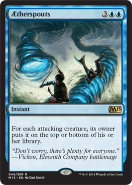 Aetherspouts (Magic 2015 Core Set) Light Play Foil