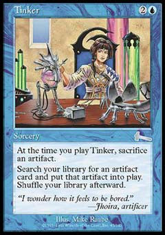 Tinker (Urza's Legacy) Medium Play Foil