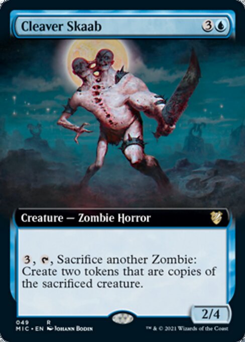 Cleaver Skaab (Extended Art) (Commander 2021 Midnight Hunt) Near Mint
