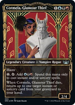 Cormela, Glamour Thief (Gilded Foil) (Streets of New Capenna) Near Mint Foil