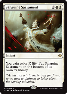 Sanguine Sacrament (Ixalan) Medium Play