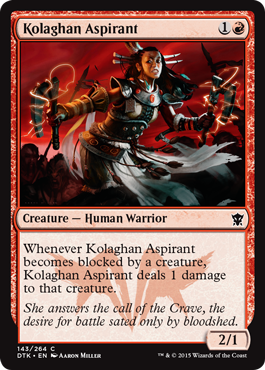 Kolaghan Aspirant (Dragons of Tarkir) Near Mint