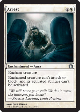 Arrest (Return to Ravnica) Light Play