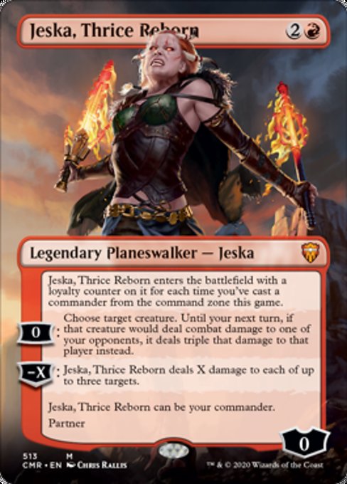 Jeska, Thrice Reborn (Borderless) (Commander Legends) Near Mint