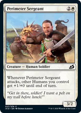 Perimeter Sergeant (Ikoria: Lair of Behemoths) Near Mint