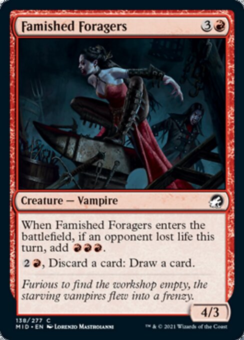 Famished Foragers (Innistrad: Midnight Hunt) Near Mint