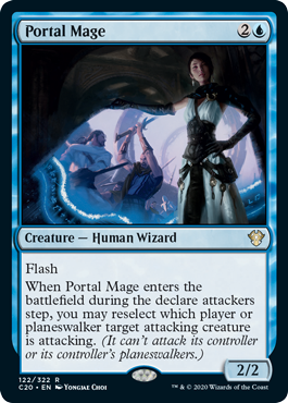 Portal Mage (Commander 2020 Ikoria) Light Play