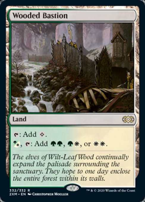 Wooded Bastion (Double Masters) Near Mint Foil