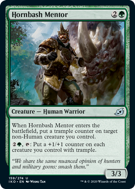 Hornbash Mentor (Ikoria: Lair of Behemoths) Medium Play