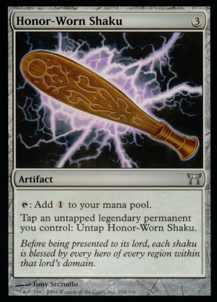 Honor-Worn Shaku (Champions of Kamigawa) Light Play