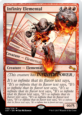Infinity Elemental (Unstable) Near Mint Foil