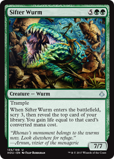 Sifter Wurm (Hour of Devastation) Near Mint