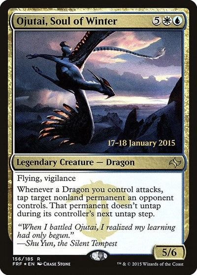 Ojutai, Soul of Winter (Promos: Prerelease Cards) Near Mint Foil