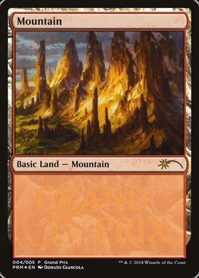 Mountain (Promos: Grand Prix) Near Mint Foil