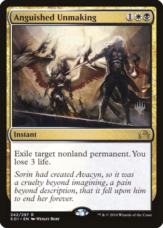 Anguished Unmaking (Promo Pack) Near Mint Foil