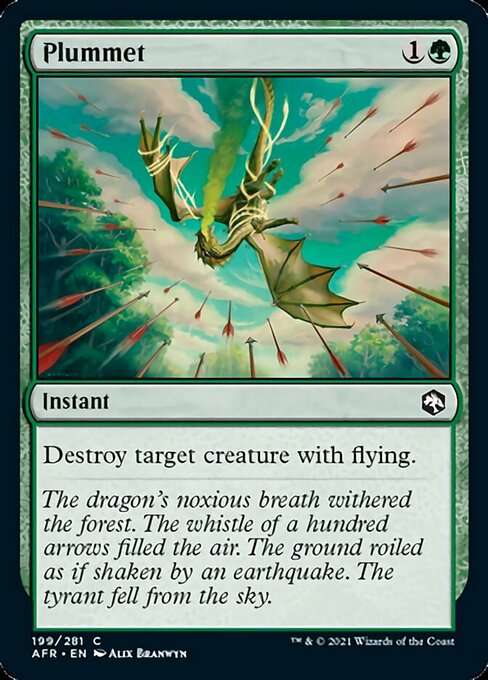 Plummet (Adventures in the Forgotten Realms) Near Mint Foil