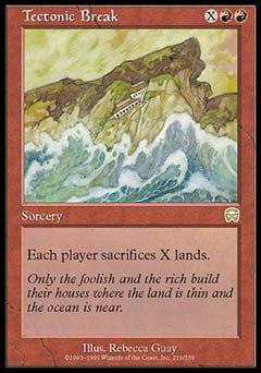 Tectonic Break (Mercadian Masques) Light Play