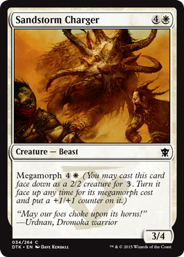 Sandstorm Charger (Dragons of Tarkir) Near Mint