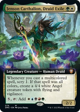 Jenson Carthalion, Druid Exile (Extended Art) (Commander: Dominaria United) Near Mint Foil
