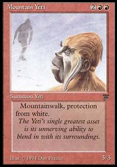 Mountain Yeti (Legends) Near Mint