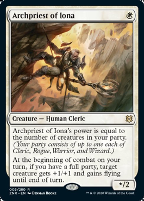 Archpriest of Iona (Zendikar Rising) Near Mint