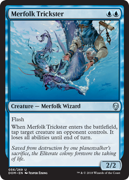 Merfolk Trickster (Dominaria) Medium Play Foil