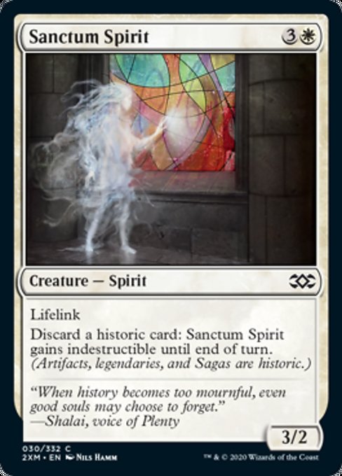 Sanctum Spirit (Double Masters) Light Play Foil