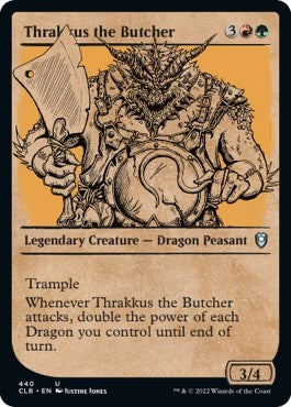 Thrakkus the Butcher (Showcase) (Commander Legends: Battle for Baldur's Gate) Near Mint