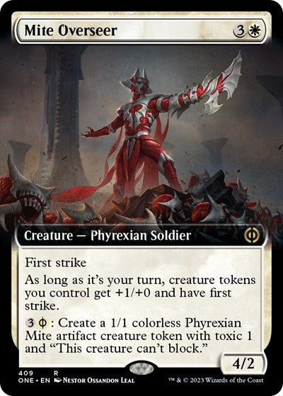 Mite Overseer (Extended Art) (Phyrexia: All Will Be One) Near Mint