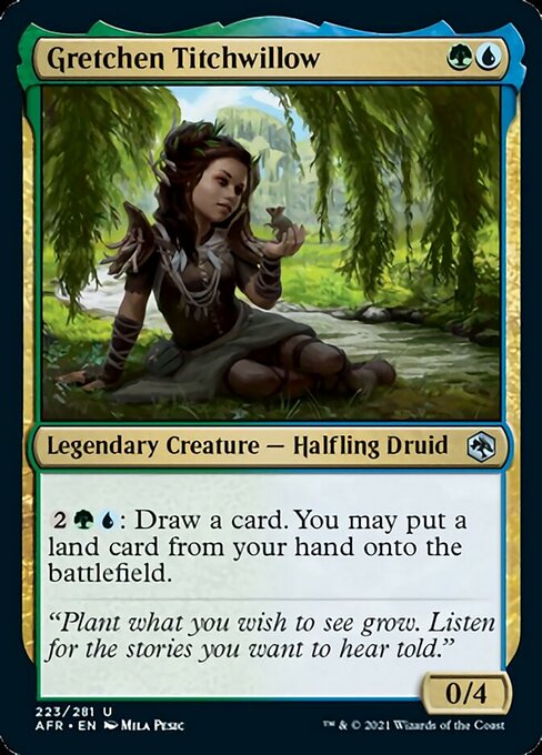 Gretchen Titchwillow (Adventures in the Forgotten Realms) Near Mint Foil