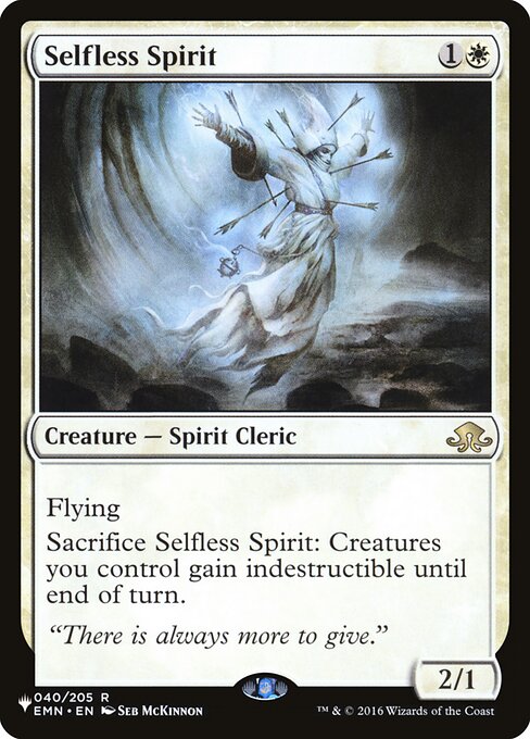 Selfless Spirit (The List) Near Mint