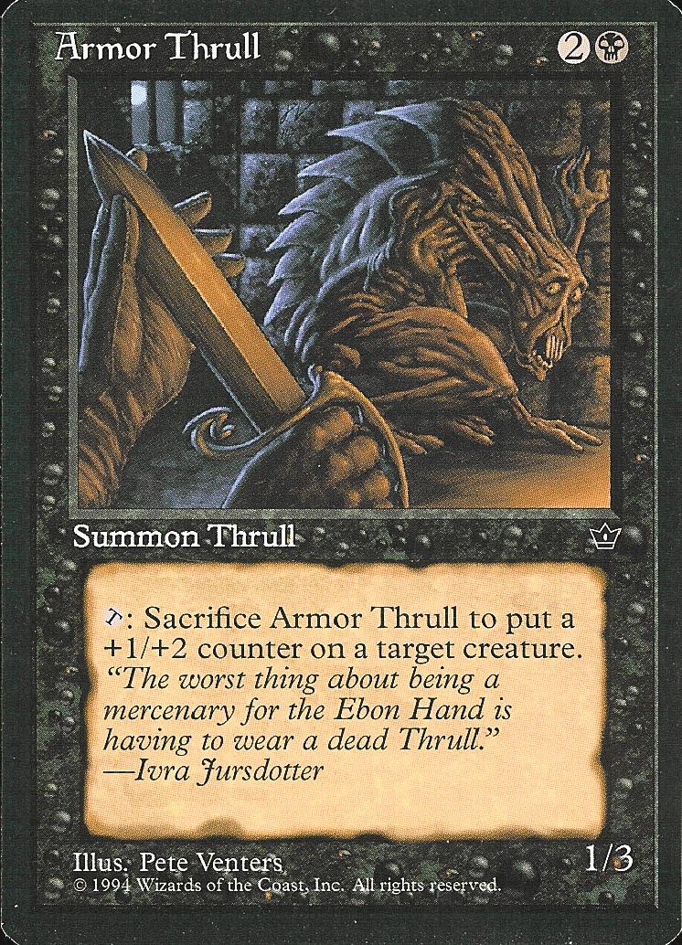 Armor Thrull (4) (Fallen Empires) Medium Play