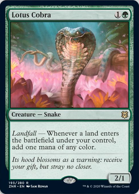 Lotus Cobra (Zendikar Rising) Near Mint