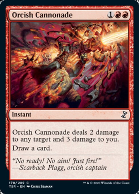 Orcish Cannonade (Time Spiral Remastered) Medium Play Foil