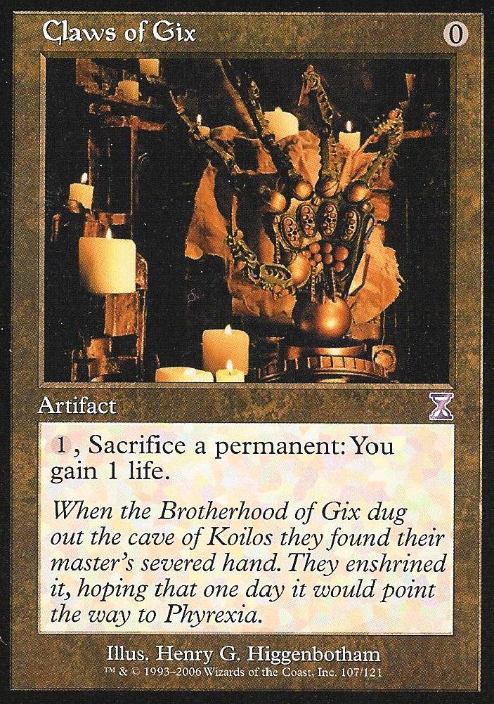 Claws of Gix (Time Spiral Time Shifted) Medium Play