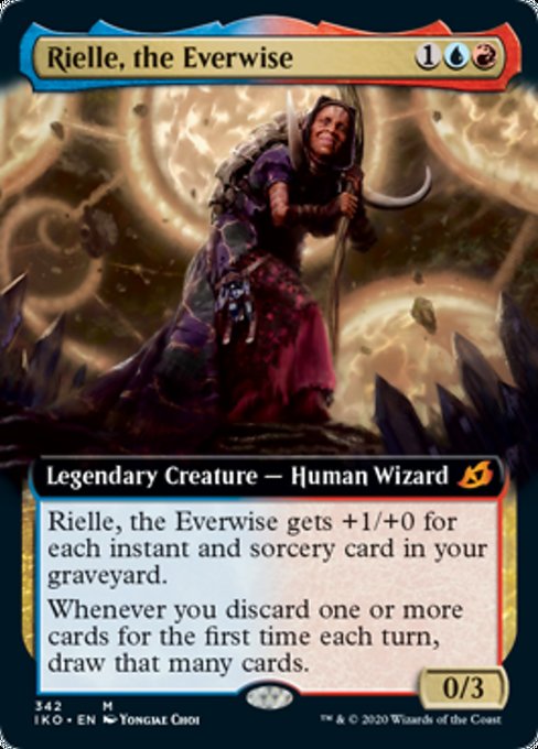 Rielle The Everwise (Extended Art) (Ikoria: Lair of Behemoths) Near Mint Foil