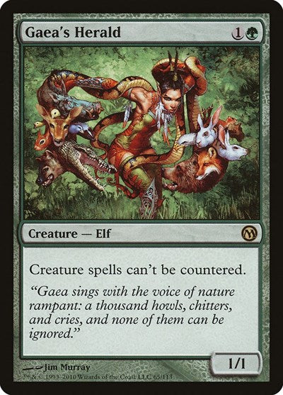 Gaea's Herald (Duels of the Planeswalkers) Near Mint