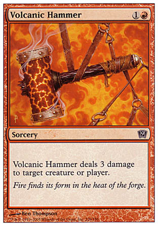 Volcanic Hammer (9th Edition) Near Mint