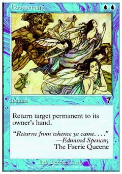 Boomerang (7th Edition) Heavy Play Foil
