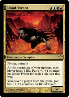 Blood Tyrant (Conflux) Medium Play Foil