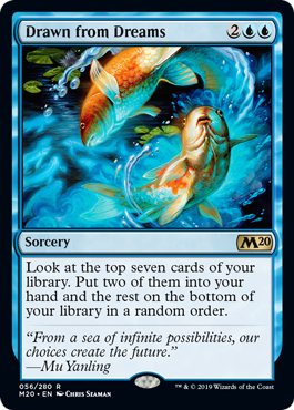 Drawn from Dreams (Magic 2020 Core Set) Medium Play