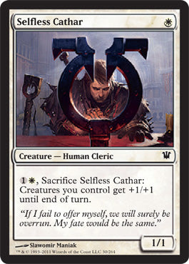 Selfless Cathar (Innistrad) Damaged / Poor