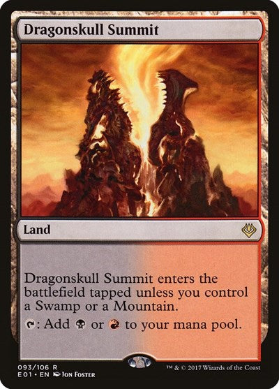 Dragonskull Summit (Archenemy: Nicol Bolas) Light Play
