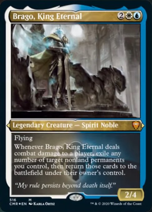 Brago, King Eternal (Foil Etched) (Commander Legends) Near Mint Foil