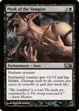 Mark of the Vampire (Magic 2013 Core Set) Medium Play