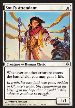 Soul's Attendant (Rise of the Eldrazi) Medium Play Foil