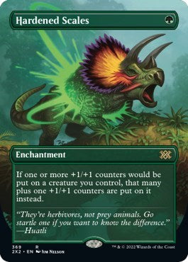 Hardened Scales (Borderless) (Double Masters 2022) Near Mint
